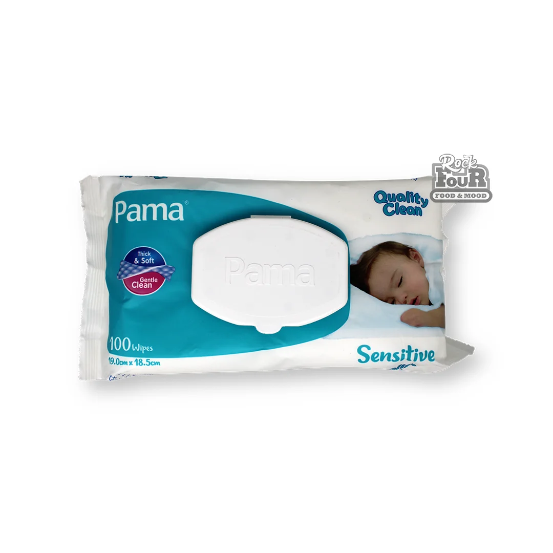 Wet wipes for children "Pama Sensitive 0+" 100pcs